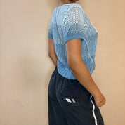 Vintage 90s Sporty Knit Top (S/M)