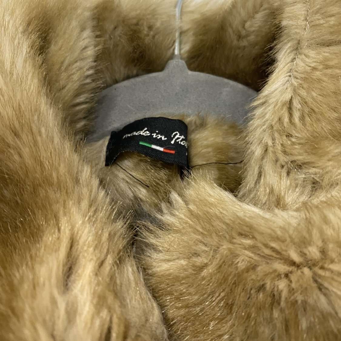 Vintage Italian Faux Fur Coat (S/M)