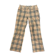 Burberry nova check straight leg fit pants (XS/S)