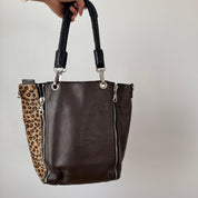 Vintage Barbara Rihl Leather Shoulder Bag