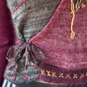 Italian Vintage Mohair Wool Cardigan (S)