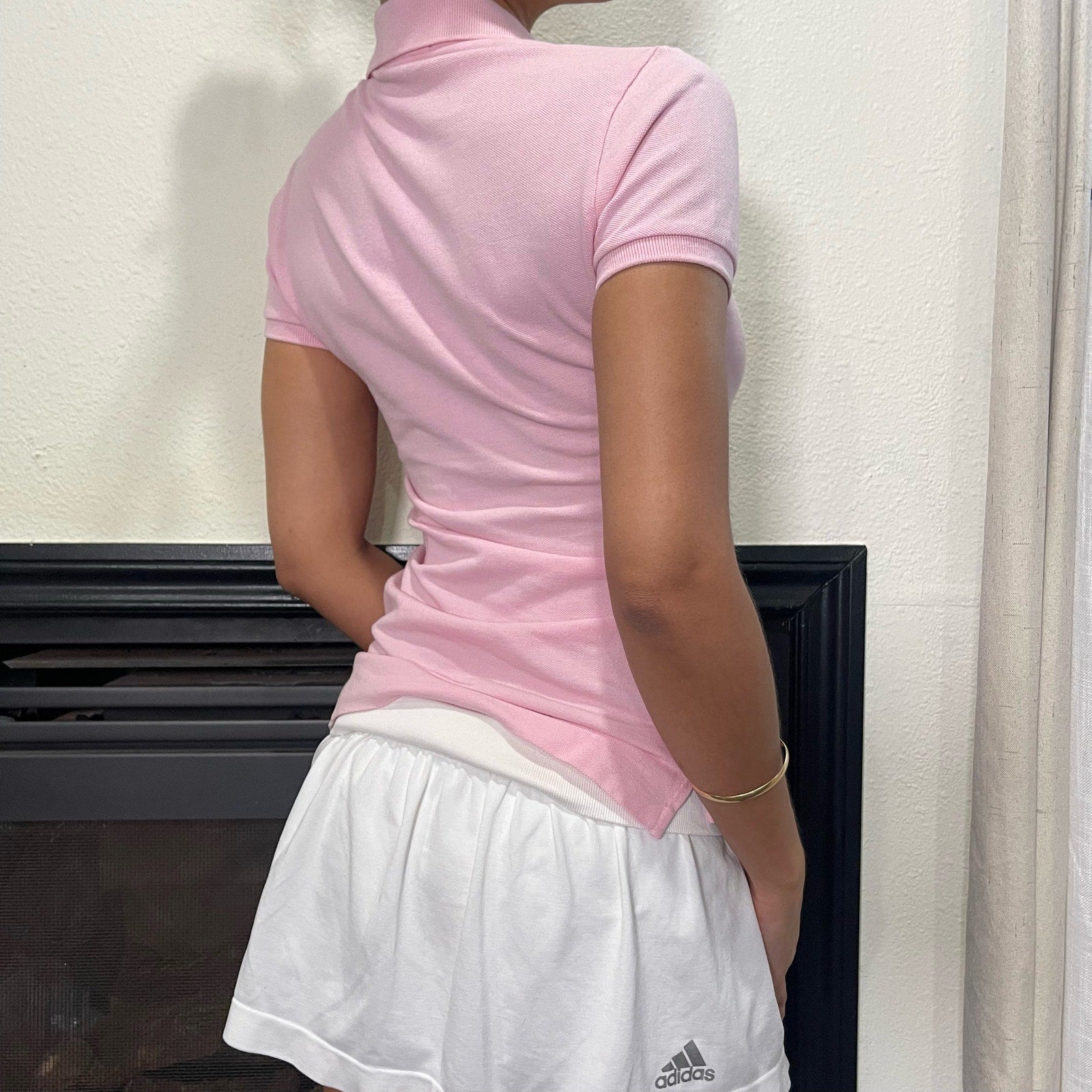 Ralph Lauren NY Baby Pink Polo Shirt (XS/S)