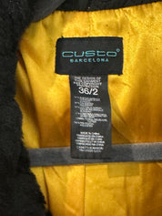 Vintage Custo Barcelona Black Cropped Coat (XS)