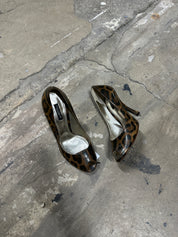 Vintage Dolce & Gabbana Leopard Print Stiletto Pumps (UK 5 EU 38 US 7)