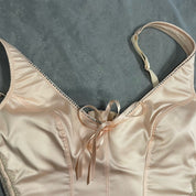 Blumarine pastel pink corset bustier top (S/M)