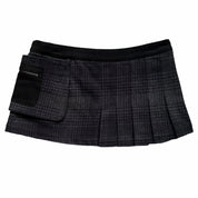 Horizon Half Pleat Mini Skirt