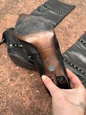 Vintage Faith El Dantée  Over the Knee Stiletto Boots (UK 7 EU 40 US 9)
