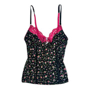 Dolce & Gabbana Mesh Flower Corset Style Cami (XS/S)