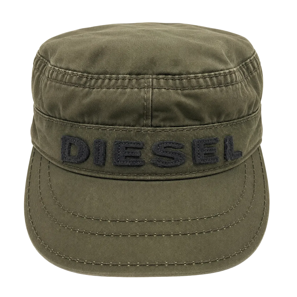 Diesel Vintage Olive Green Cadet Cap