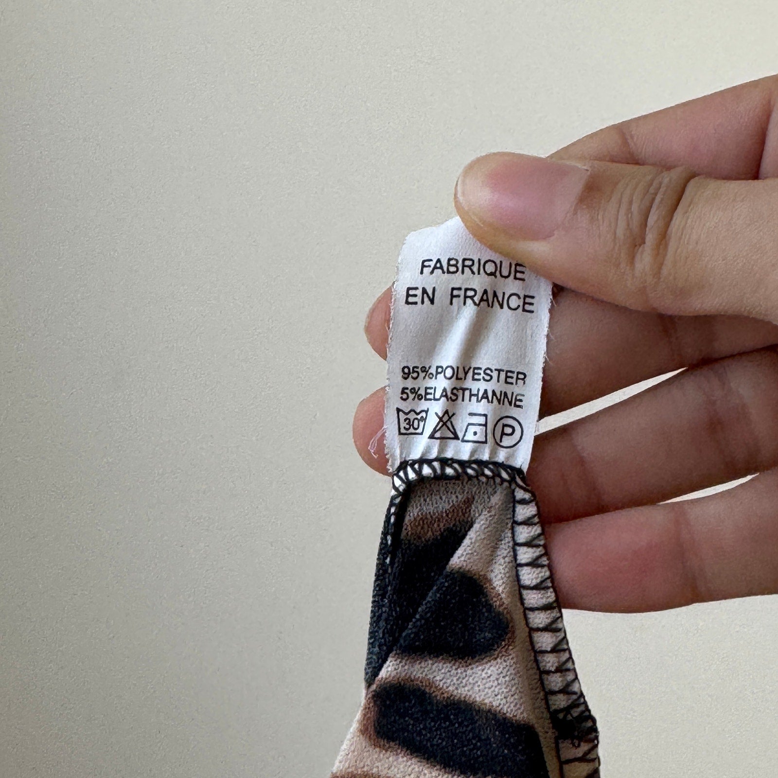 Vintage Cheetah Print Slinky Dress (S)