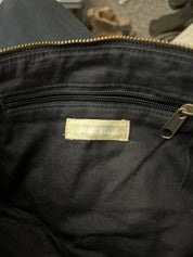 Vintage Diesel Black Leather steampunk Clutch Bag