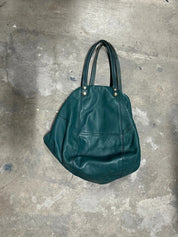 Vintage Diesel Leather Slouch Teal Bag