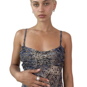Vintage Paisley Mesh Cami Top (S)