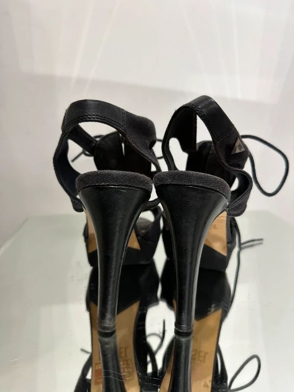 Vintage Diesel Lace up Open Toe Strap Stiletto Heels (US 8)