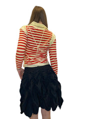 Vintage Deadstock Italian Striped Nautical Shirt (S)