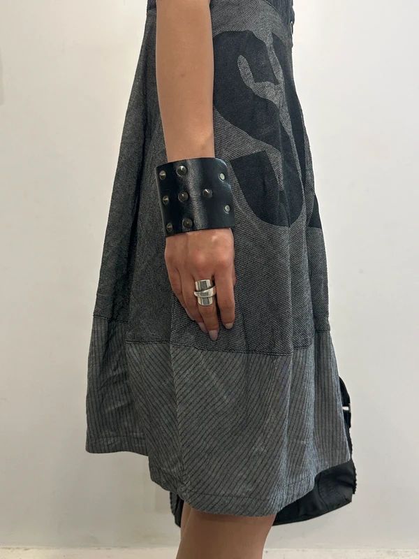 Vintage Parisian Archive Utility Midi Dress (M)