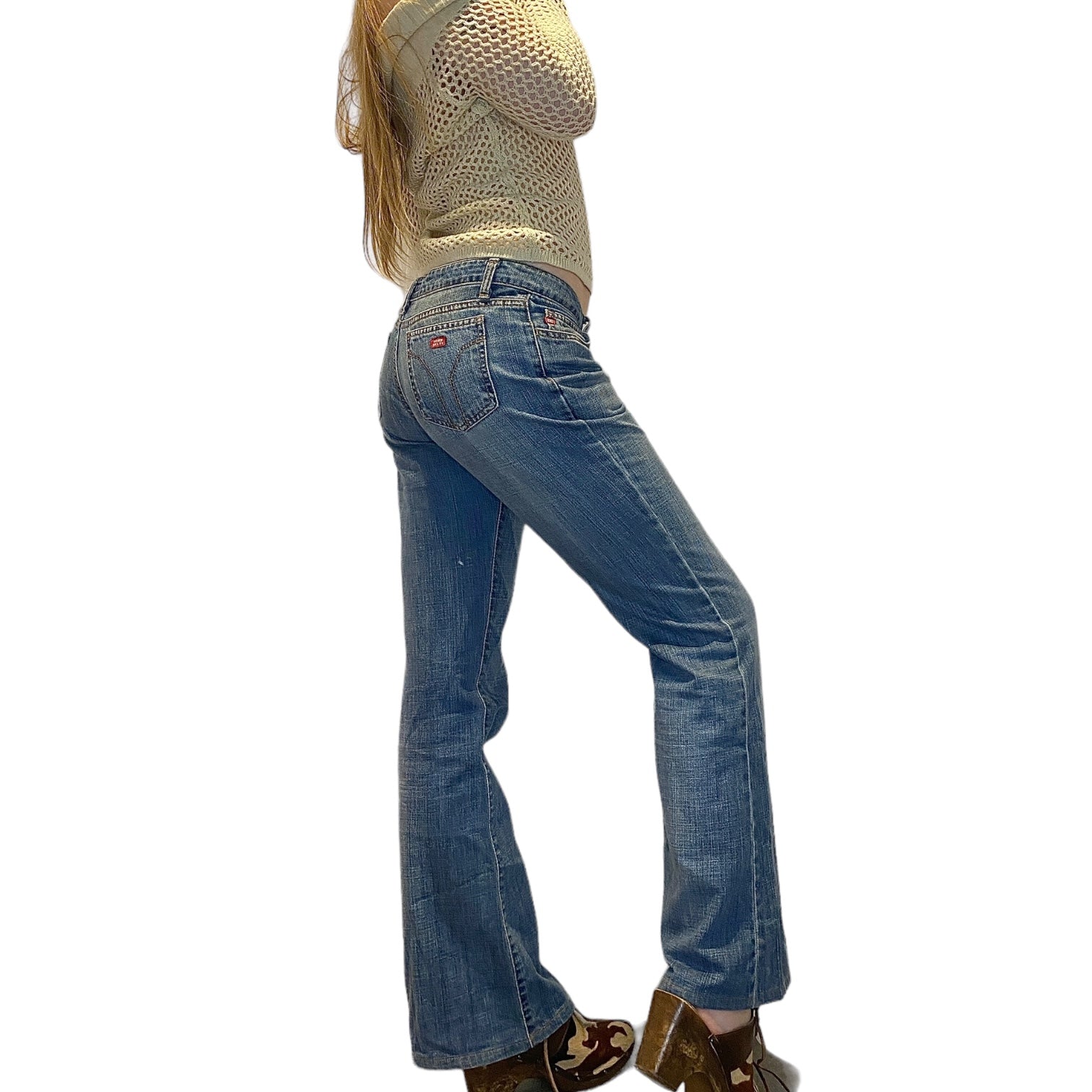 Vintage Miss Sixty Low Rise Bootcut Jeans (M)