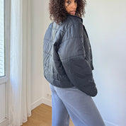 Fiorucci Rainbow Lined Puffer Jacket (S/L)