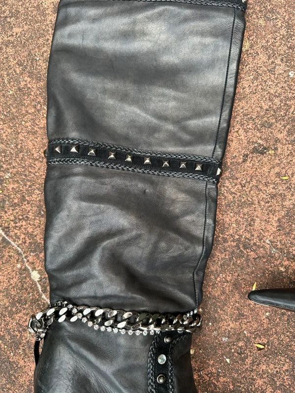 Vintage Faith El Dantée  Over the Knee Stiletto Boots (UK 7 EU 40 US 9)