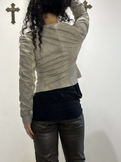 Vintage Italian Lambskin Avant Garde Jacket (XS/S)