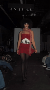 Crochet Marlboro Corset Dress (S/M)