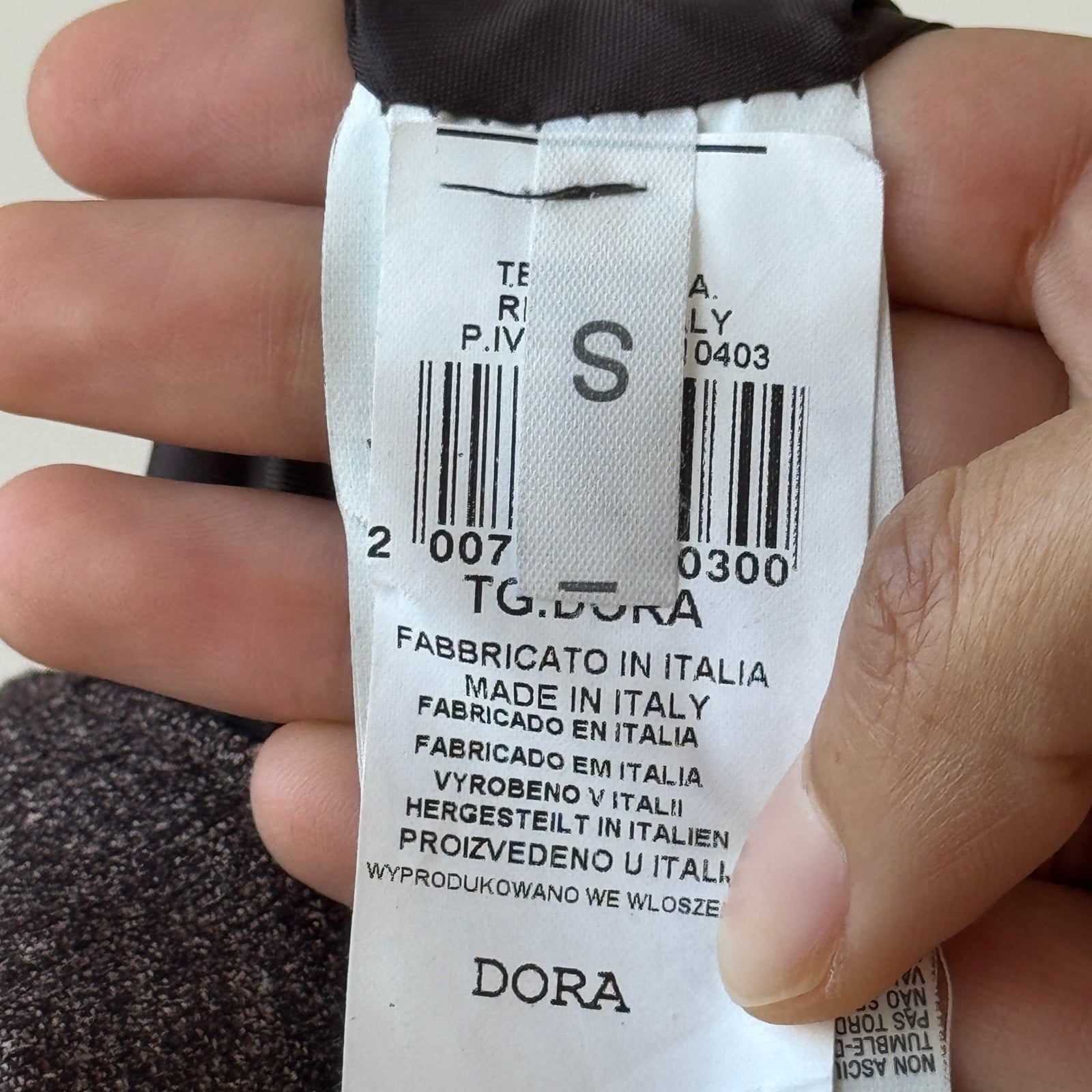 Vintage Italian Mini Skirt with Beaded Flower Detail (S)