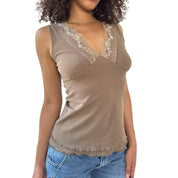 Vintage Italian Mesh Cami Top (S/M)