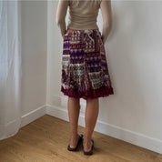 Vintage Mesh Patchwork Skirt (S)