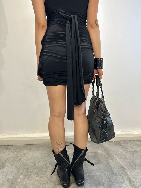 designer black mini dress Maddie - US 0 The underwire and tan lace detailing are so unique Dolce and Gabbana Black Viscose