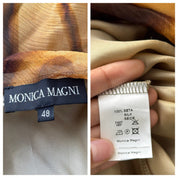 Vintage Silk Asymmetric Skirt (S)