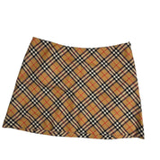 Vintage 90s Plaid Mini Skirt (XS/S)