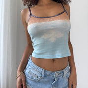 Vintage Naomi Campbell Jeans Knit Tank (S)