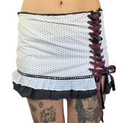 Polka Dot mini skirt (S/M)
