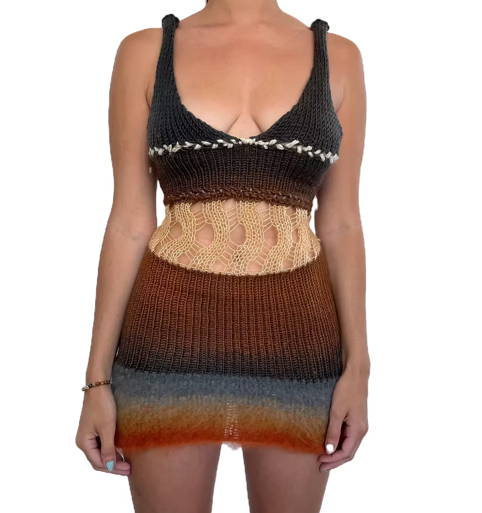 Flame Mini Dress(XS-2XL)