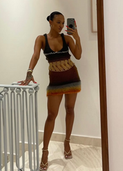 Flame Mini Dress(XS-2XL)