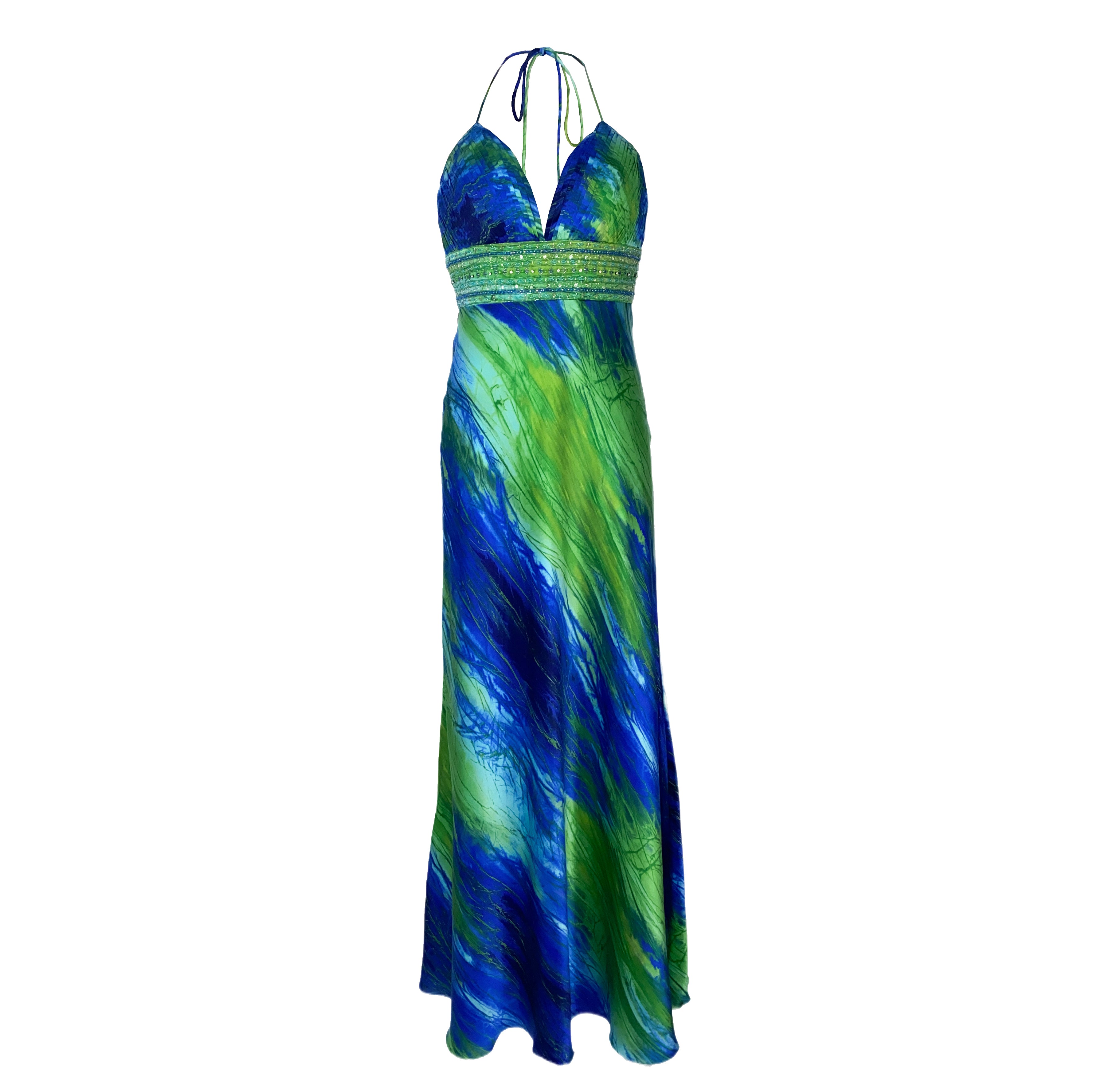 Silk Evening Dress (M)