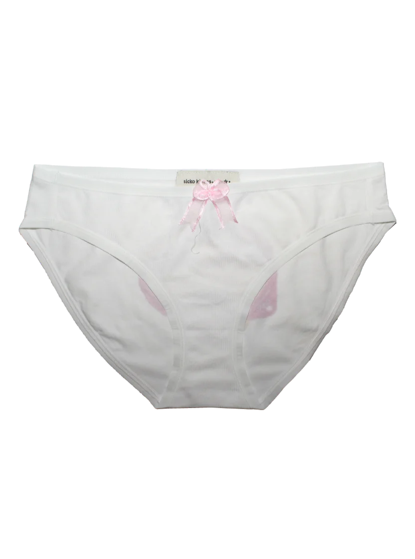 pink fruit cup . underwear .