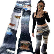 Amelia Patchwork Pants (XS-2XL)