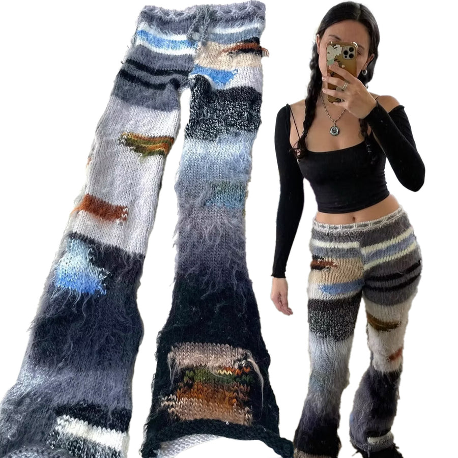 Amelia Patchwork Pants (XS-2XL)