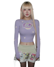 Grape Jelly Cup Top ᧔ෆ᧓