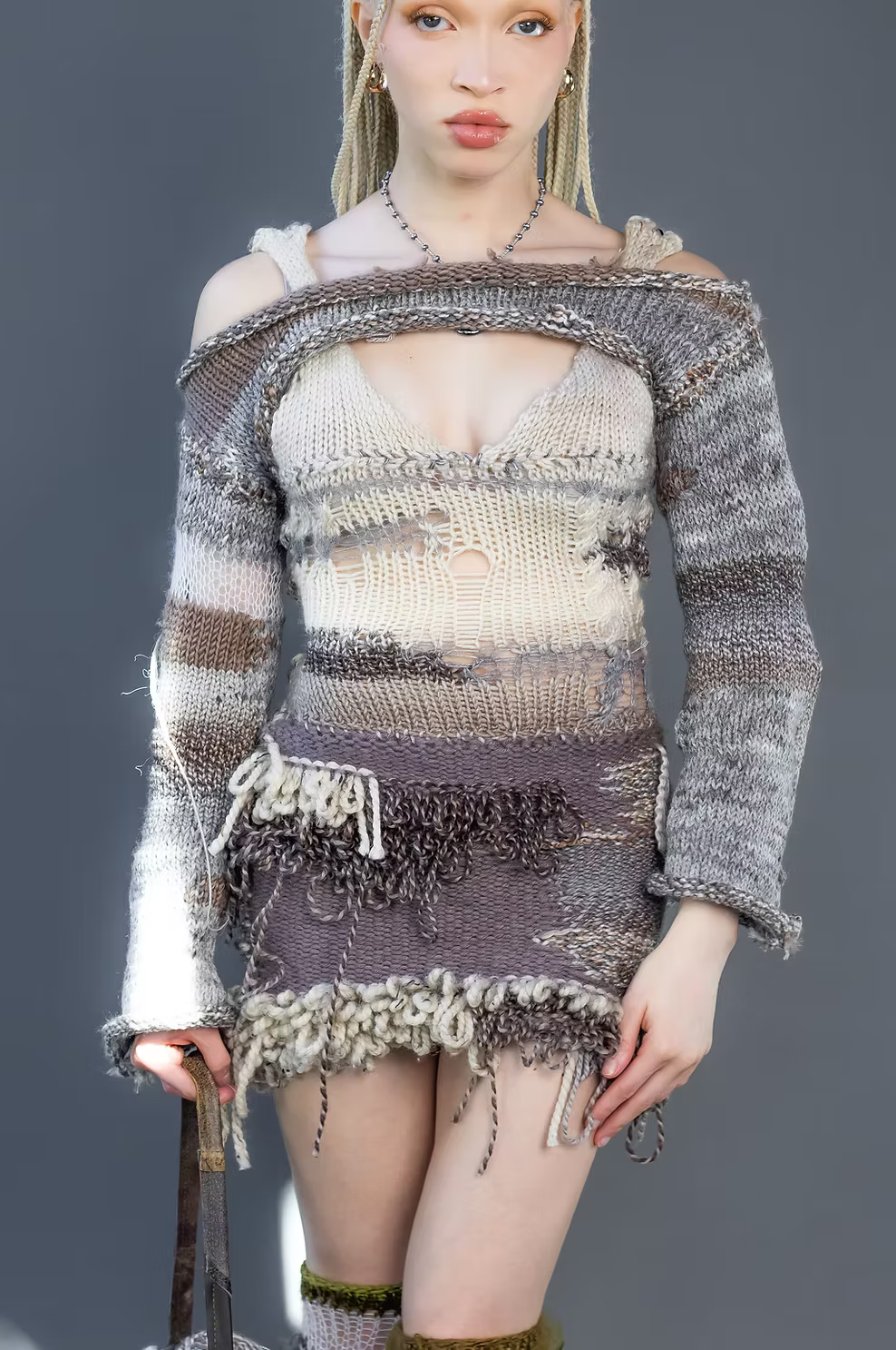 Alexis Grey Sweetheart Dress XS-2XL)