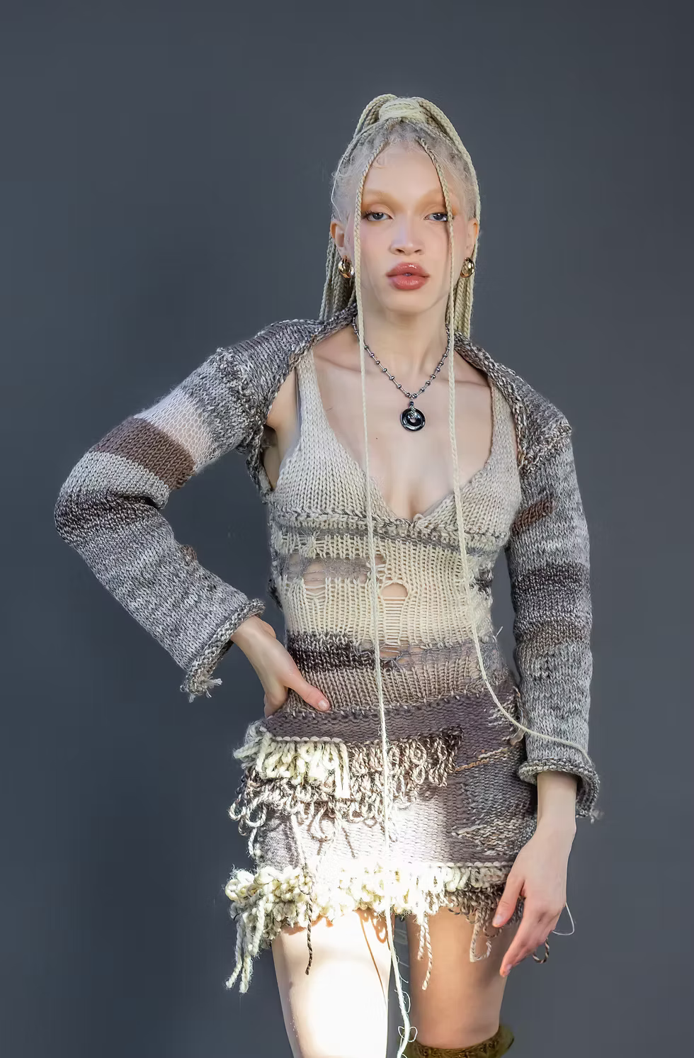 Alexis Grey Sweetheart Dress XS-2XL)