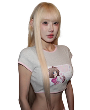 Gray Pony Girl ₊ ໒꒱ ‧₊. ૮ . . ྀིა⁩ Top