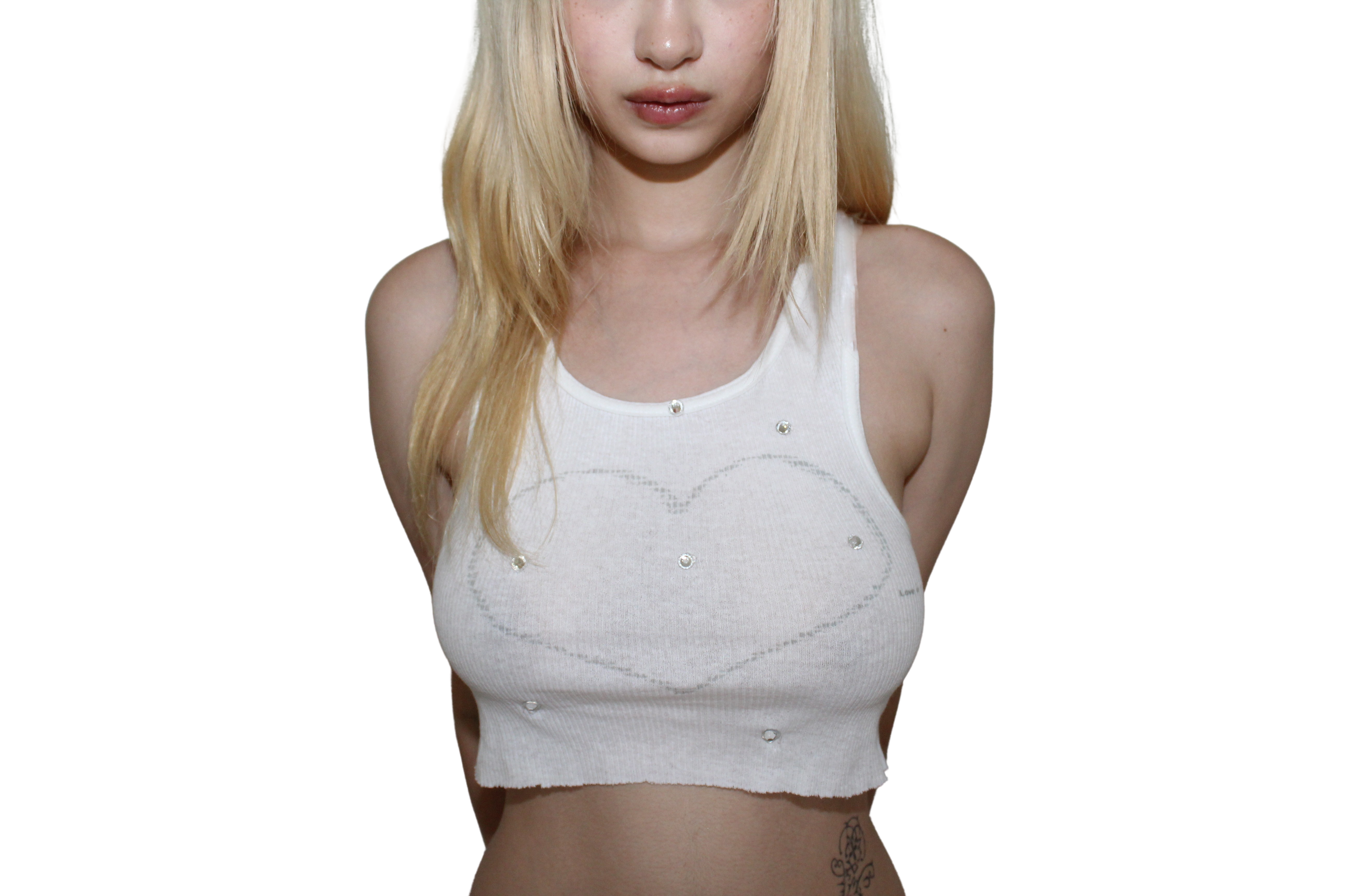 heart ,, Love U tank top