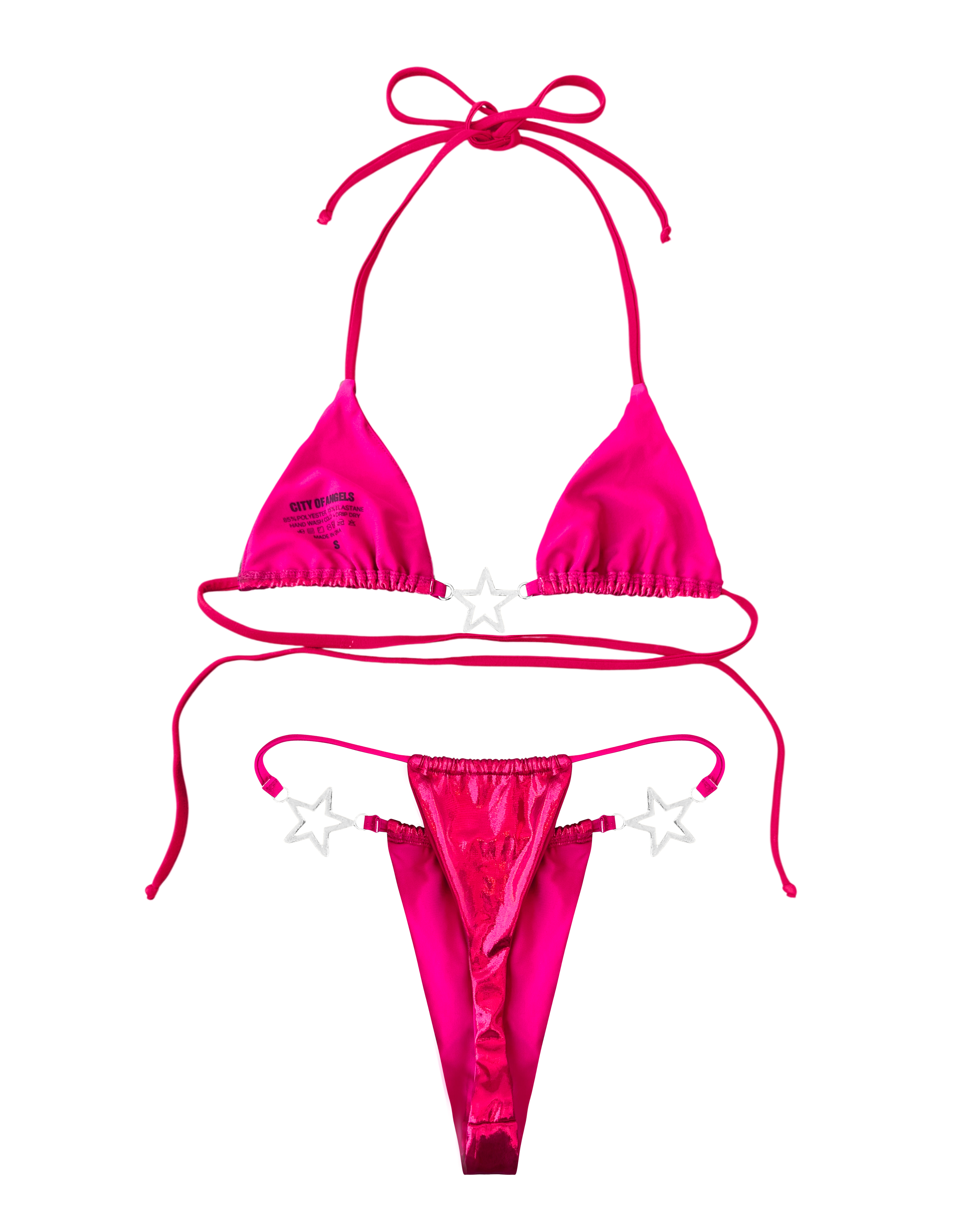 Charmed Bikini Bottom Hot Pink (XS-XL)
