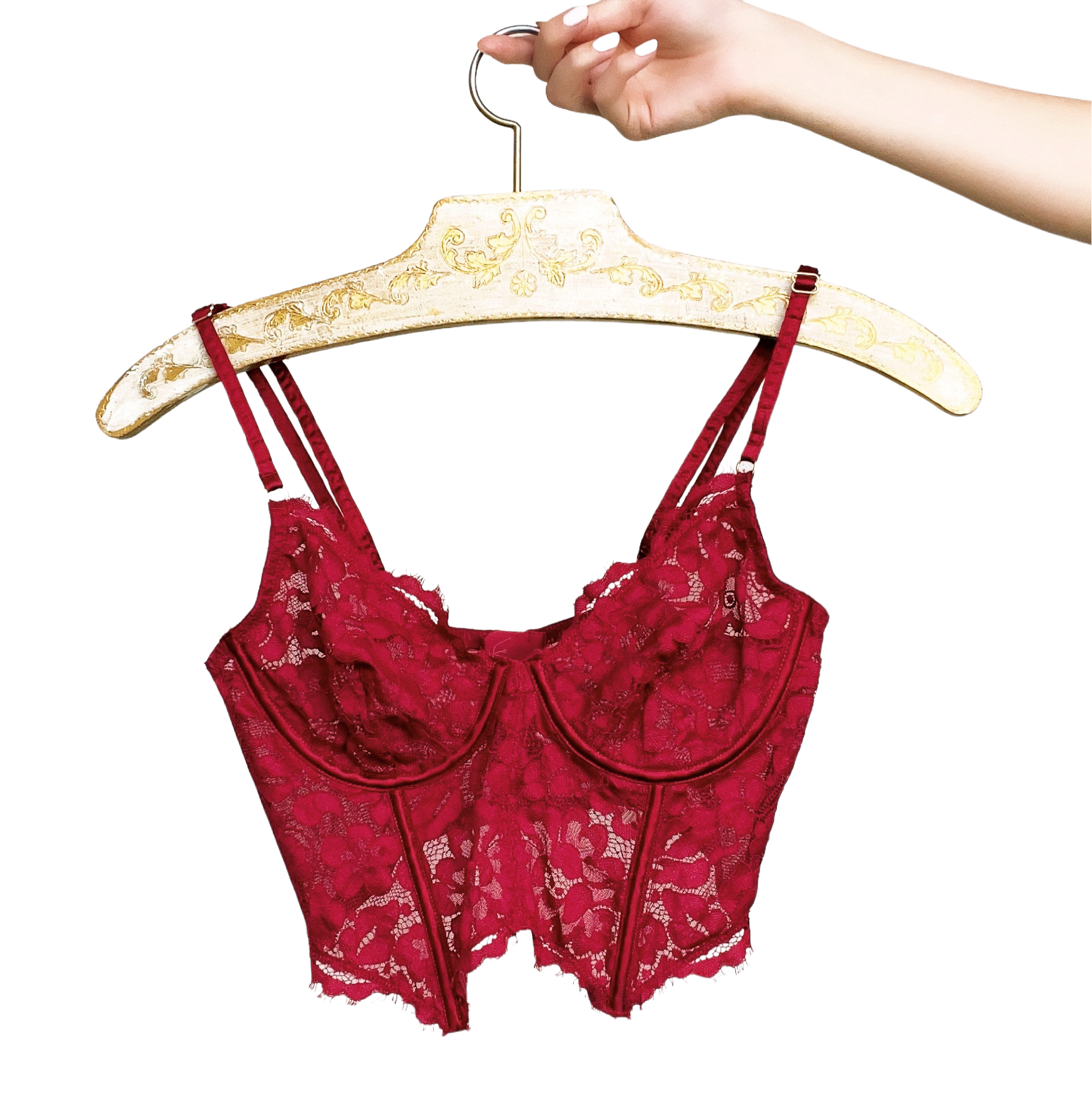 Cosabella Lacy Burgundy Bustier (XS/S)