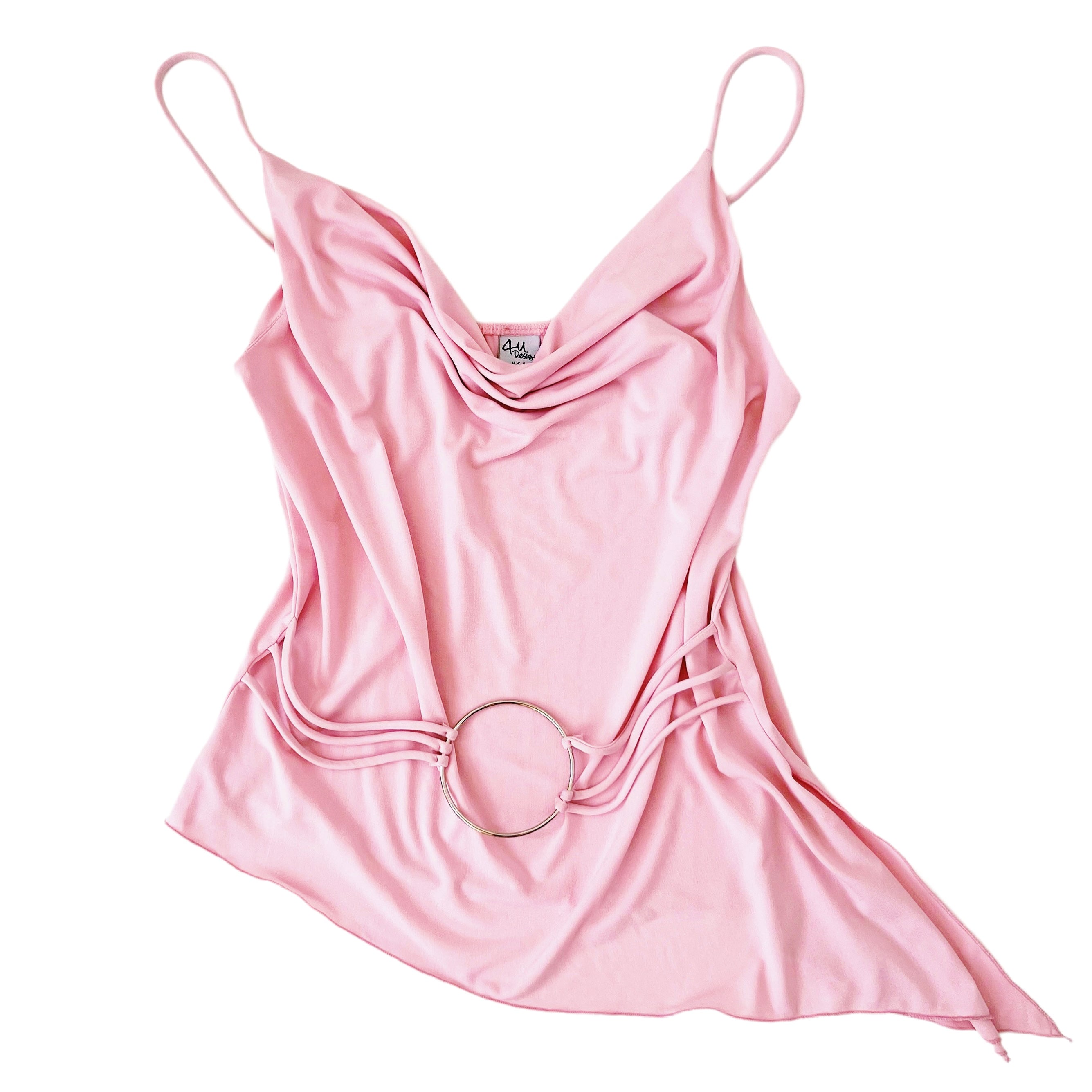 90s Baby Pink O Ring Tank (M/L)