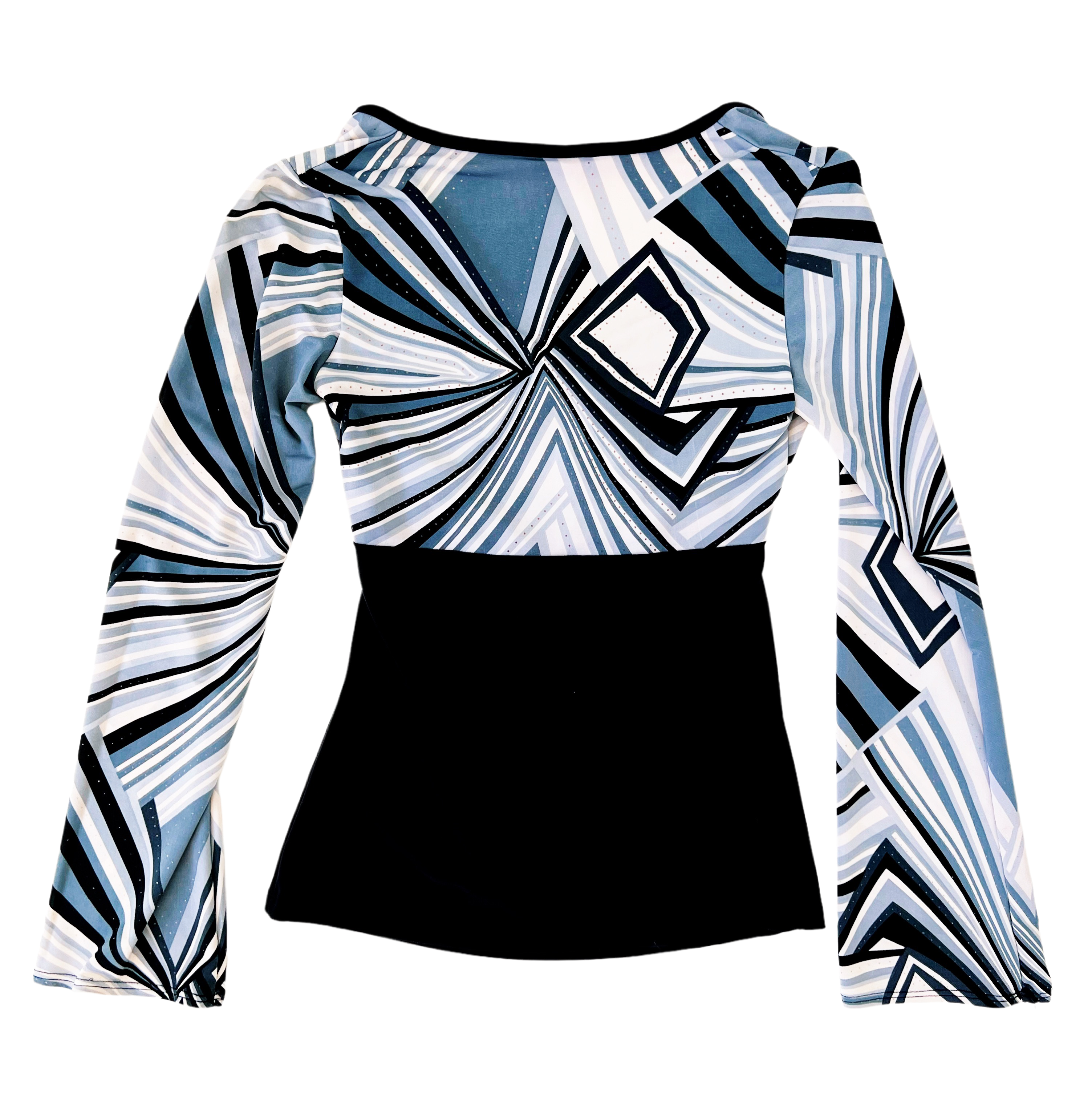 Funky Vintage Tie Front Top (M)