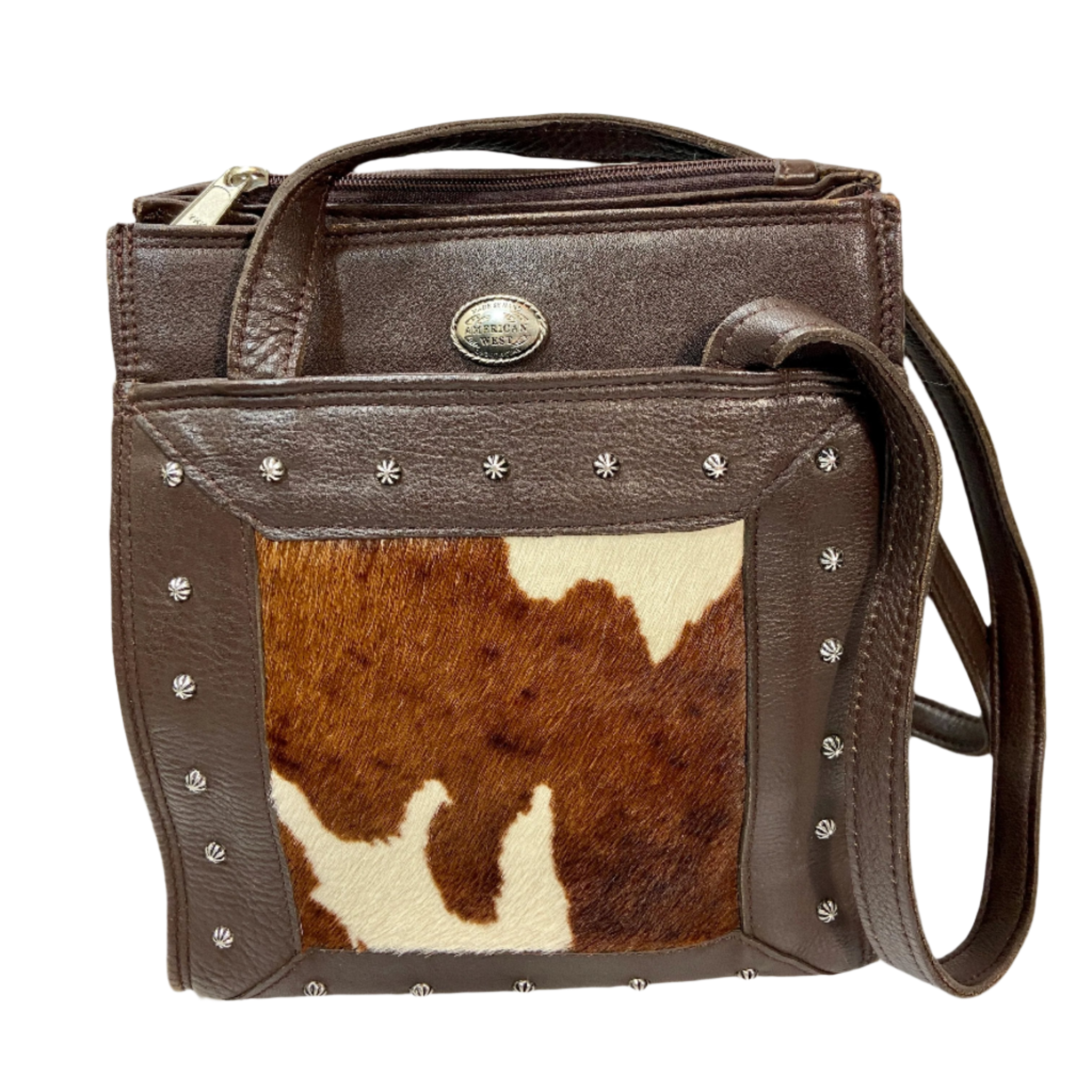 calf hair leather purse backpack Y2K pony hair leather backpack