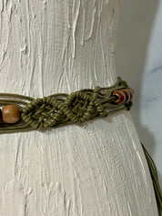 Vintage macrame belt